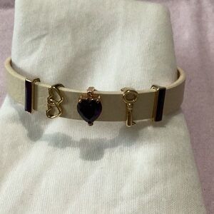 Keep Collective Stella & Dot Leather Bracelet with 5 Charms